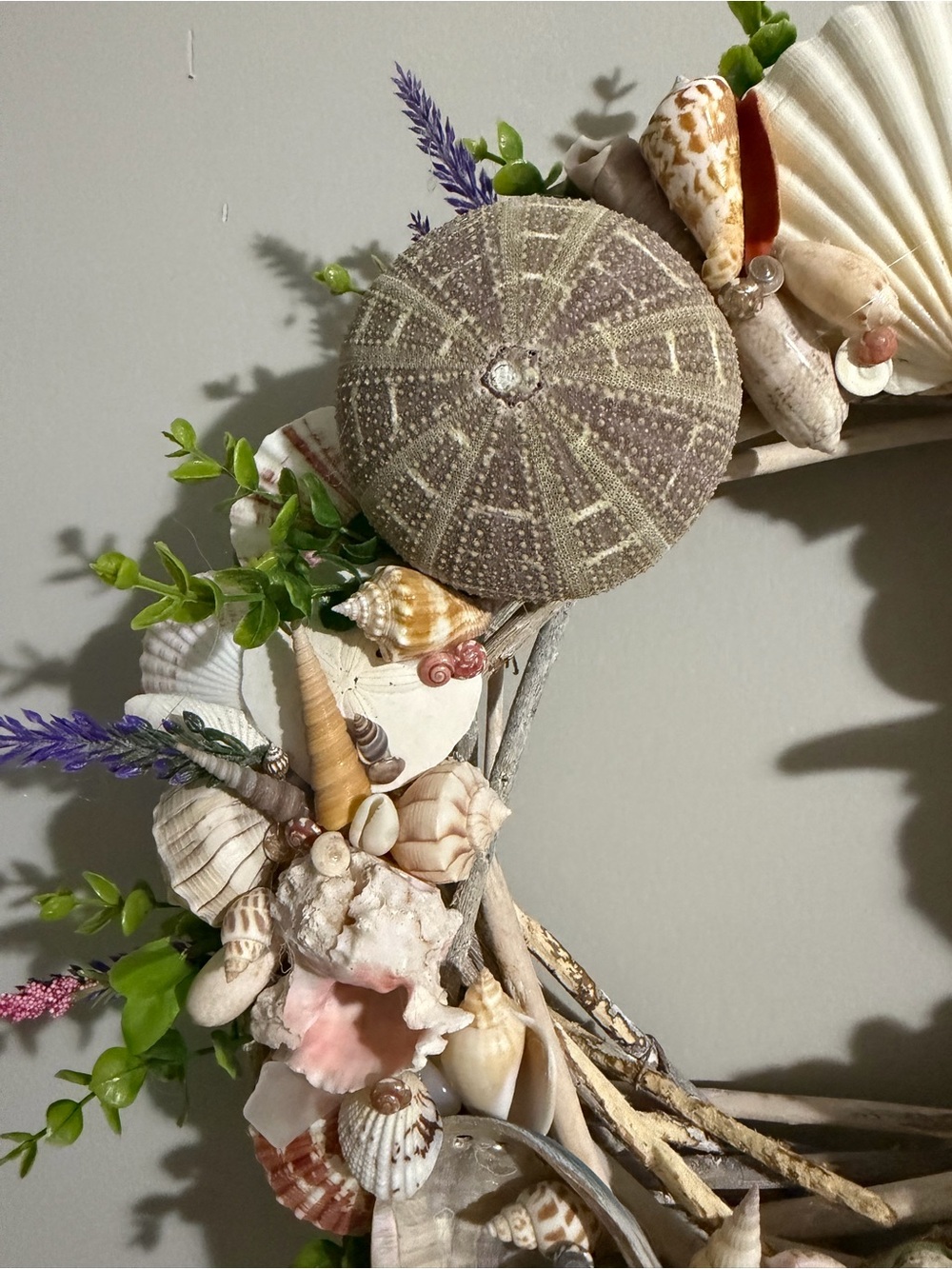 SeaShell Wreath | Coastal Decor | Beach Cottage | Handcrafted - Picture 8 of 15